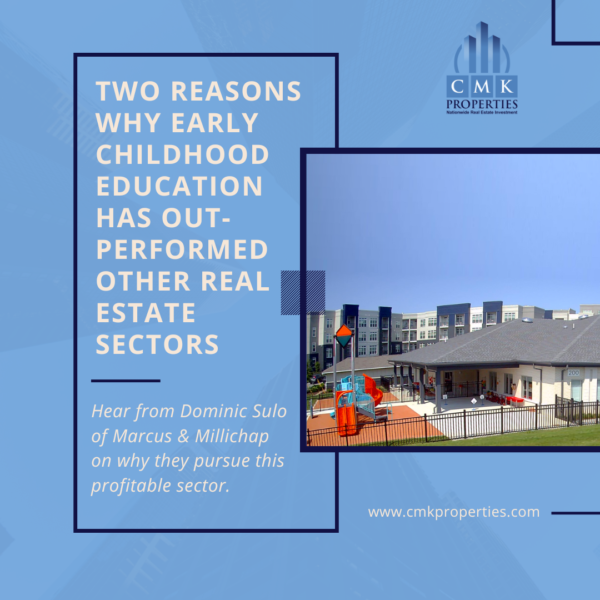 Two Reasons Why Early Childhood Education Has Out-Performed Other Real Estate Sectors